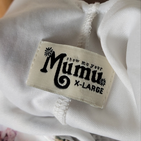 Show Me Your Mumu White Floral Kendall Maxi Dress Size XL Boho Weddin Maxi Dress - Picture 11 of 13